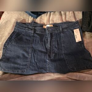 NWT Ricki's Dark Blue Boot Cut Cargo Style Jeans